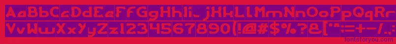 En savoir plus sur la police ARCADE Inverse Police ARCADE Inverse – polices violettes sur fond rouge