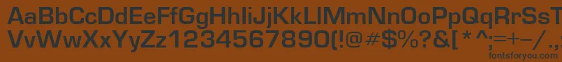 EuropedemiNormal Font – Black Fonts on Brown Background