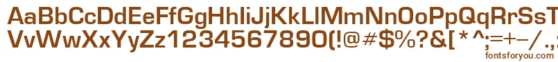 Шрифт EuropedemiNormal – коричневые шрифты