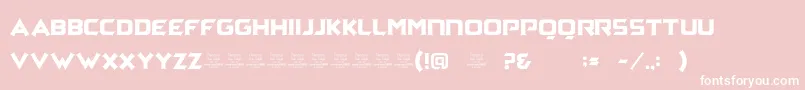 Archena Font – White Fonts on Pink Background