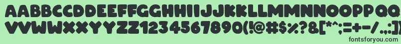ARCO for OSX Font – Black Fonts on Green Background