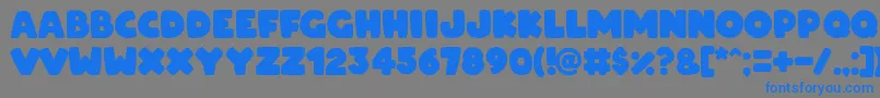 ARCO for OSX Font – Blue Fonts on Gray Background