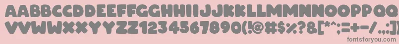 ARCO for OSX Font – Gray Fonts on Pink Background