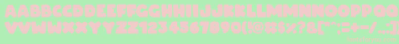ARCO for OSX Font – Pink Fonts on Green Background