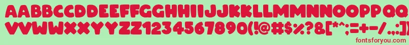 ARCO for OSX Font – Red Fonts on Green Background