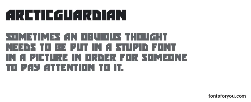 Review of the Arcticguardian Font