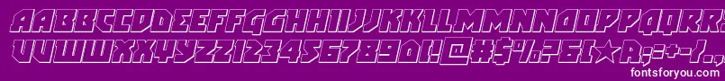 More about arcticguardian3dital Font arcticguardian3dital Font – White Fonts on Purple Background