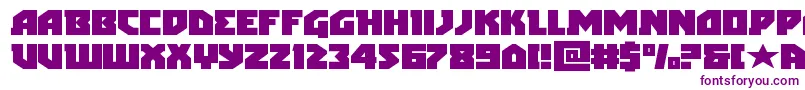 arcticguardianexpand-fontti – violetit fontit valkoisella taustalla