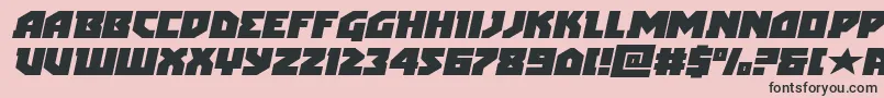 fuente arcticguardianexpandital – Fuentes Negras Sobre Fondo Rosa