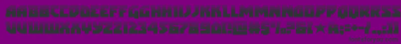 arcticguardianhalf Font – Black Fonts on Purple Background