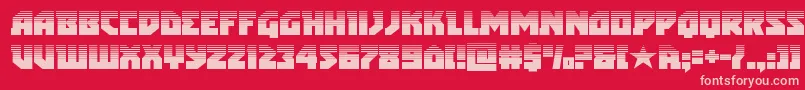 arcticguardianhalf Font – Pink Fonts on Red Background