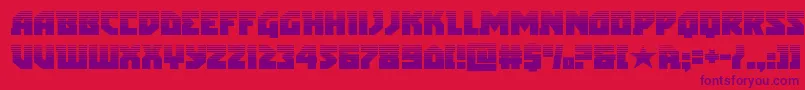 Шрифт arcticguardianhalf – фиолетовые шрифты на красном фоне
