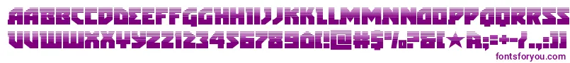 フォントarcticguardianhalf – 紫色のフォント