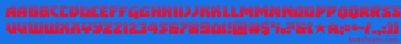 arcticguardianhalf Font – Red Fonts on Blue Background
