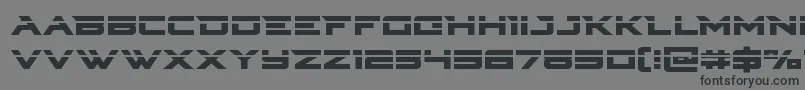 Cyberdynelaser Font – Black Fonts on Gray Background