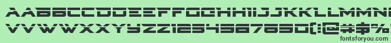 Cyberdynelaser Font – Black Fonts on Green Background