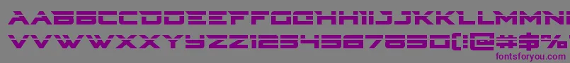 Cyberdynelaser Font – Purple Fonts on Gray Background