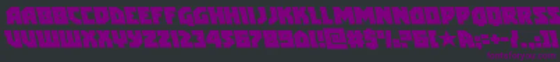 arcticguardianleft Font – Purple Fonts on Black Background