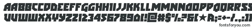 Шрифт arcticguardiansemital – объёмные шрифты