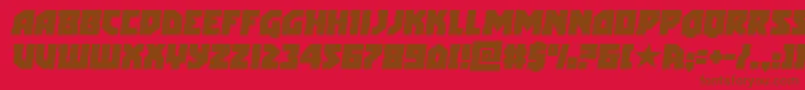 More about arcticguardiansemital Font arcticguardiansemital Font – Brown Fonts on Red Background