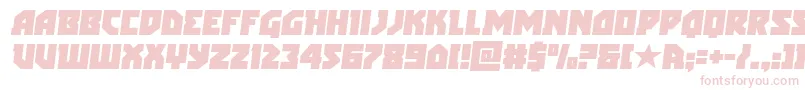 arcticguardiansemital Font – Pink Fonts on White Background