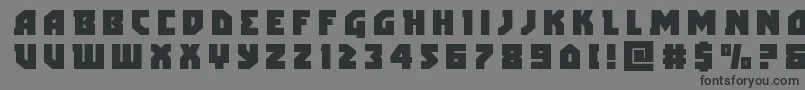 arcticguardiantitle-Schriftart – Schwarze Schriften auf grauem Hintergrund