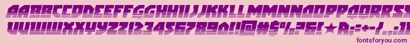 arcticguardiantwotoneital Font – Purple Fonts on Pink Background