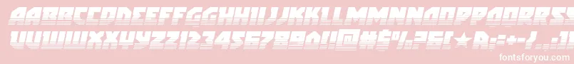 arcticguardiantwotoneital Font – White Fonts on Pink Background