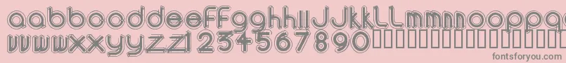 AREAO    Font – Gray Fonts on Pink Background