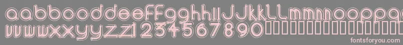 AREAO    Font – Pink Fonts on Gray Background