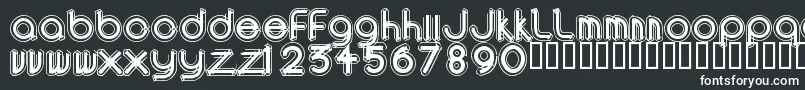 AREAO    Font – White Fonts on Black Background