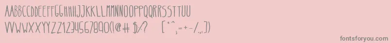 fuente BeltaRegular – Fuentes Grises Sobre Fondo Rosa