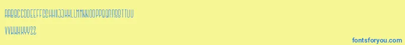 More about Argapuri regular Font Argapuri regular Font – Blue Fonts on Yellow Background