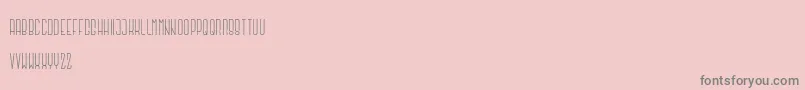 Argapuri regular Font – Gray Fonts on Pink Background
