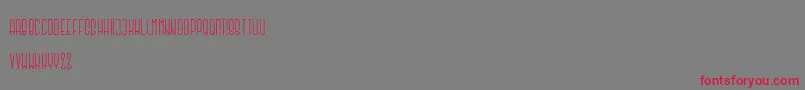 Argapuri regular-Schriftart – Rote Schriften auf grauem Hintergrund