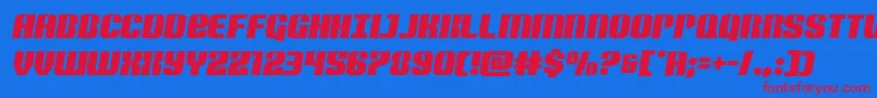 Nightwraithsemital Font – Red Fonts on Blue Background