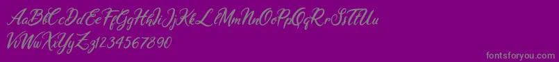 More about Ariana Violeta Font Ariana Violeta Font – Gray Fonts on Purple Background