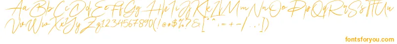 fuente Ariel Script – Fuentes Naranjas