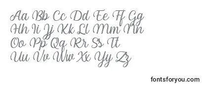 Schriftart Arinda Font by 7NTypes