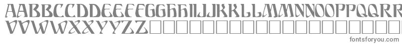 ARIOSTO Font – Gray Fonts on White Background