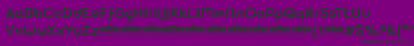 Arista Pro Alternate Bold trial-Schriftart – Schwarze Schriften auf violettem Hintergrund