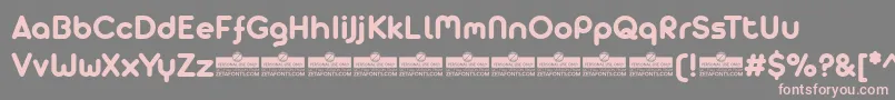 Arista Pro Alternate Bold trial Font – Pink Fonts on Gray Background