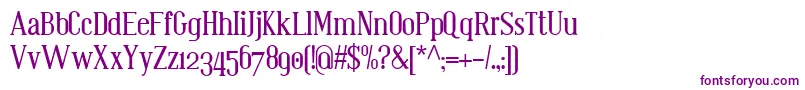 Bistecca-fontti – violetit fontit