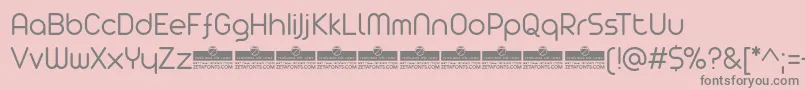 Arista Pro Light trial Font – Gray Fonts on Pink Background