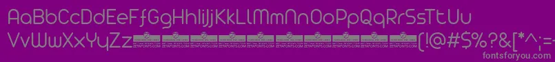 Arista Pro Light trial Font – Gray Fonts on Purple Background