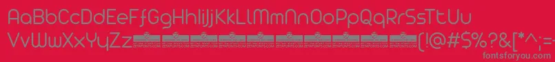 Arista Pro Light trial Font – Gray Fonts on Red Background