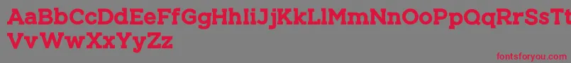 ARIZON Font – Red Fonts on Gray Background