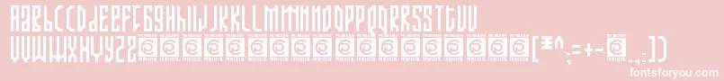 ARJUNKA Free Font – White Fonts on Pink Background
