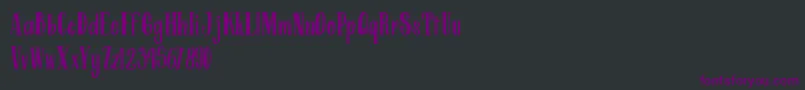 ARKMishaDemo Regular Font – Purple Fonts on Black Background