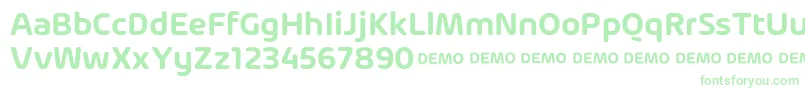 ArlonSemiBold DEMO Font – Green Fonts on White Background